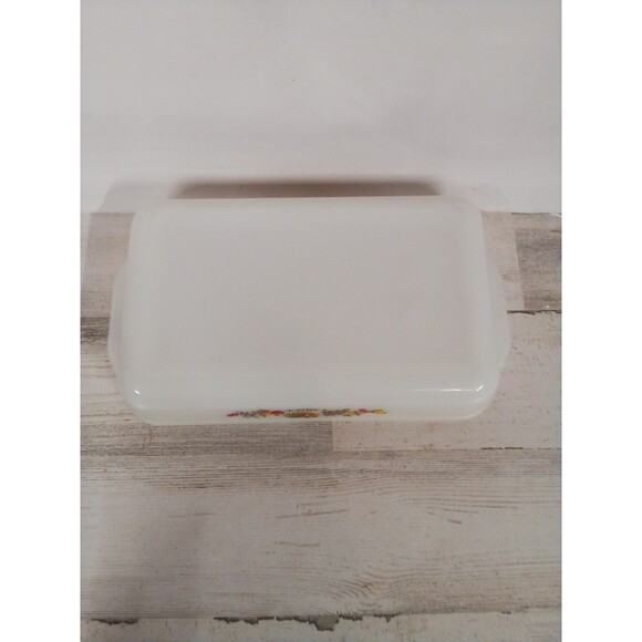 Vintage Fire King Anchor Hocking Chanticleer Rooster Casserole Dish - Picture 6 of 15